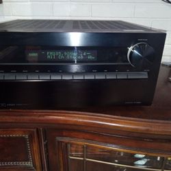 Onkyo Receiver Tx-nr 809 Top Of The Line Way Back When Energy Speakers From Klipsch Cost Over 2000 Many Moons Ago But Sounds Awesome Very Heavy