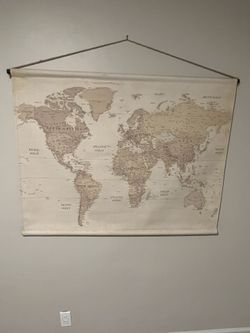 Hanging Wall Map