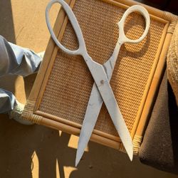 3 Foot Long Metal Scissors, Wall Decor, Great For A Crafter To Put On Their Wall In Their Office