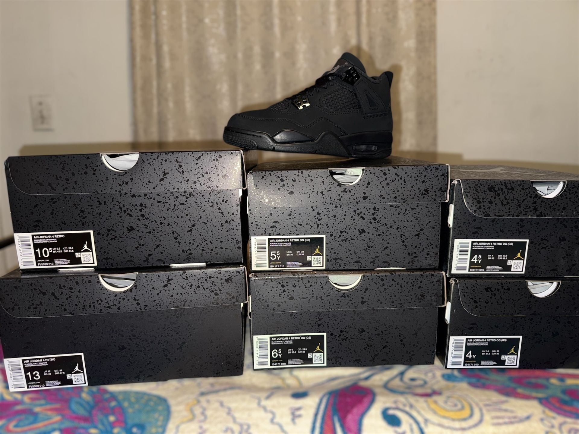 Jordan 4 ‘Black Cat’ GS & Men