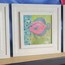 Ocean themed picture frames