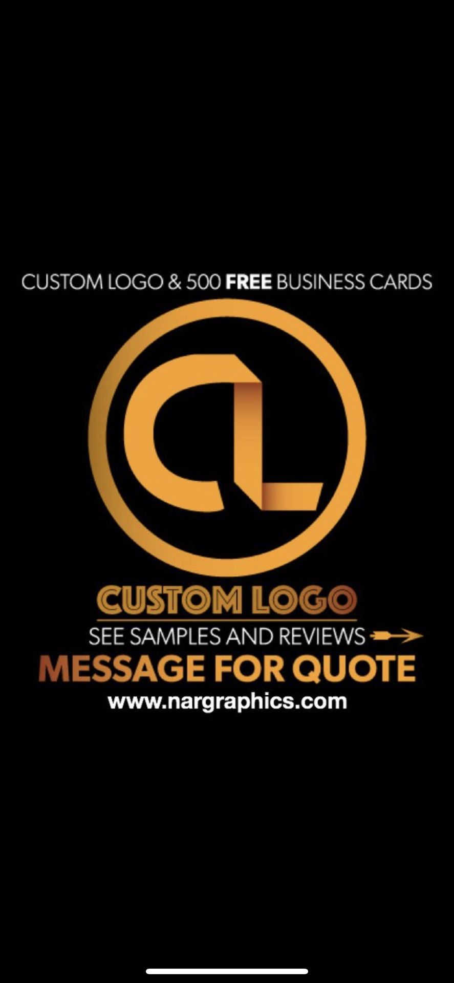 CustomeLogo w/500FREEBusinessCards