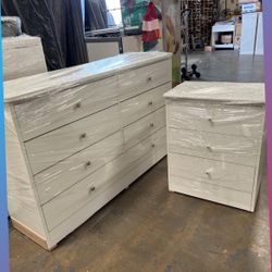 8 drawers dresser and nightstand/ eight drawers dresser and nightstand