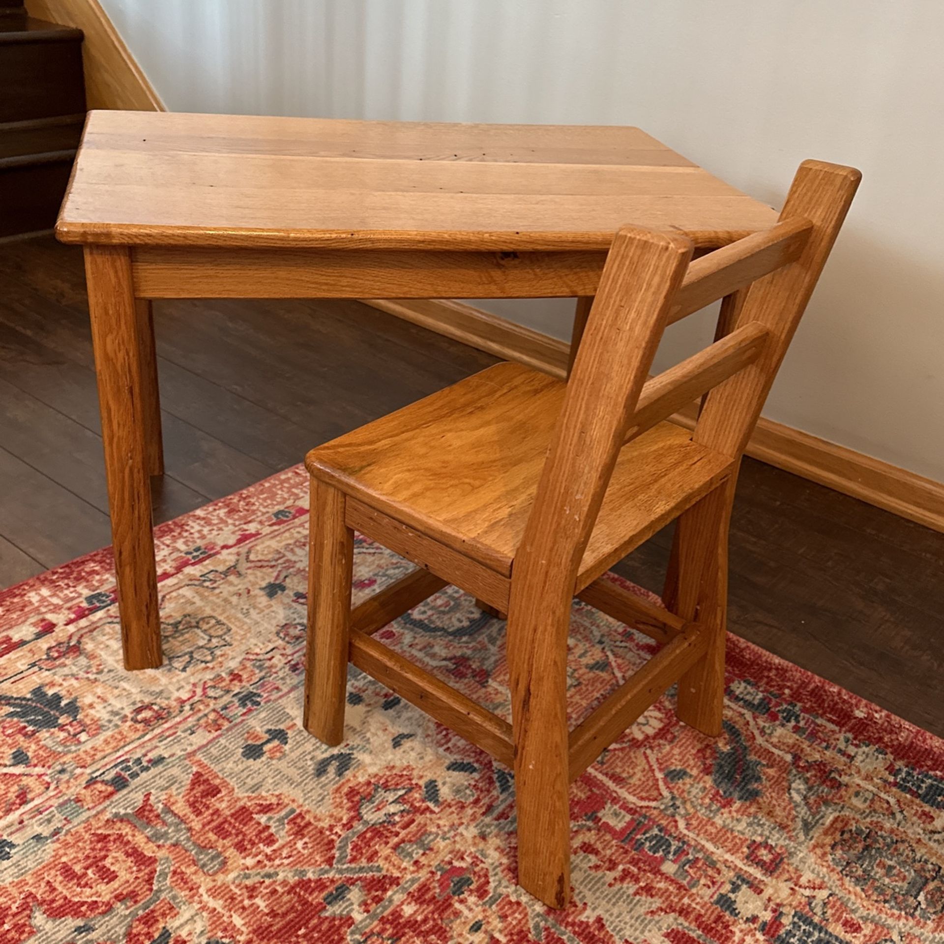 Toddler Desk And Chair Solid Wood