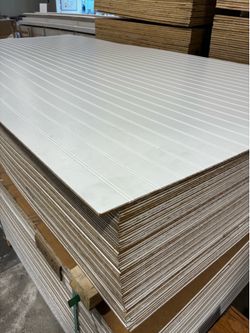 3/16 beadboard panel white mdf