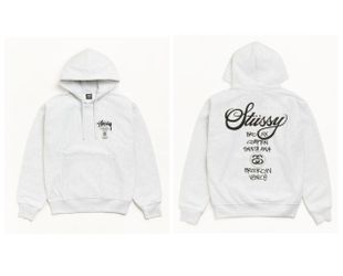 Stussy World Tour zip up hoodie