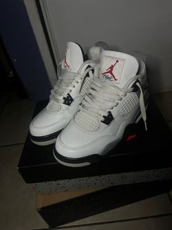 Jordan 4 white cement