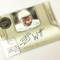Press Pass Authentics Saturday Signatures JJ Watt Sports Card 