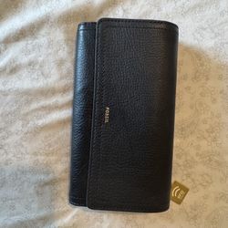Fossil Trifold Leather Wallet 