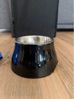 Black Elevated Dog Bowl