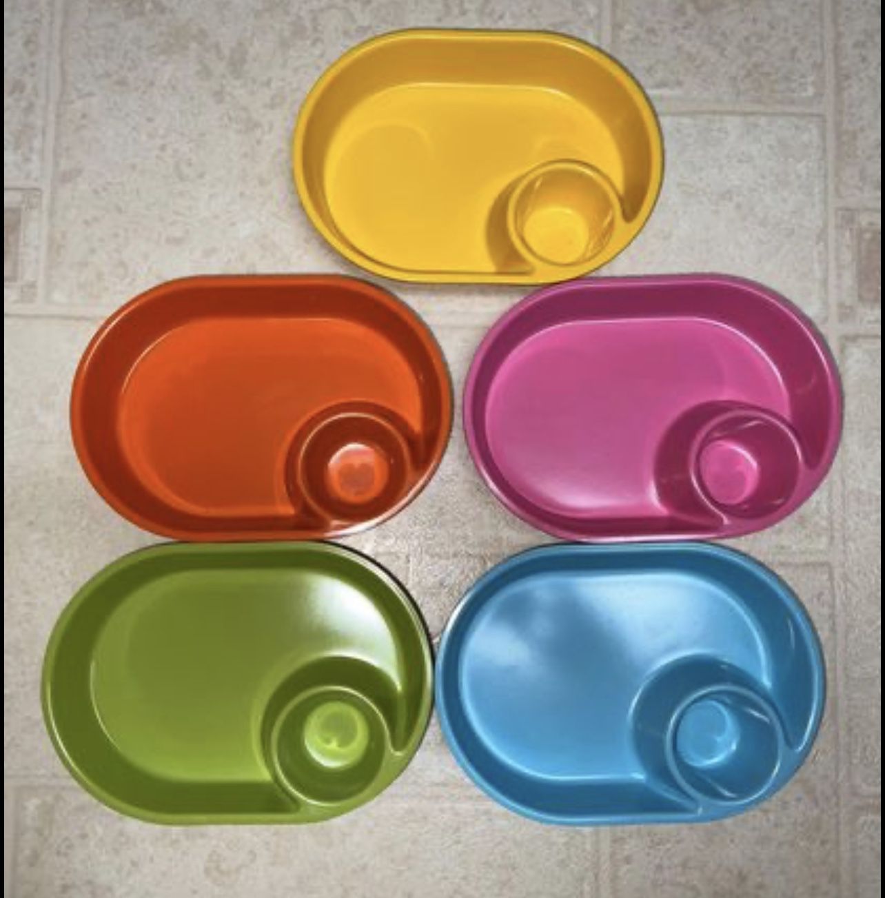 Individual Snack and Dip Bowls (set of 5)