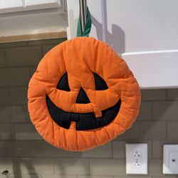 Vintage Jack o lantern soft door hanger/ pot holder-6 inches