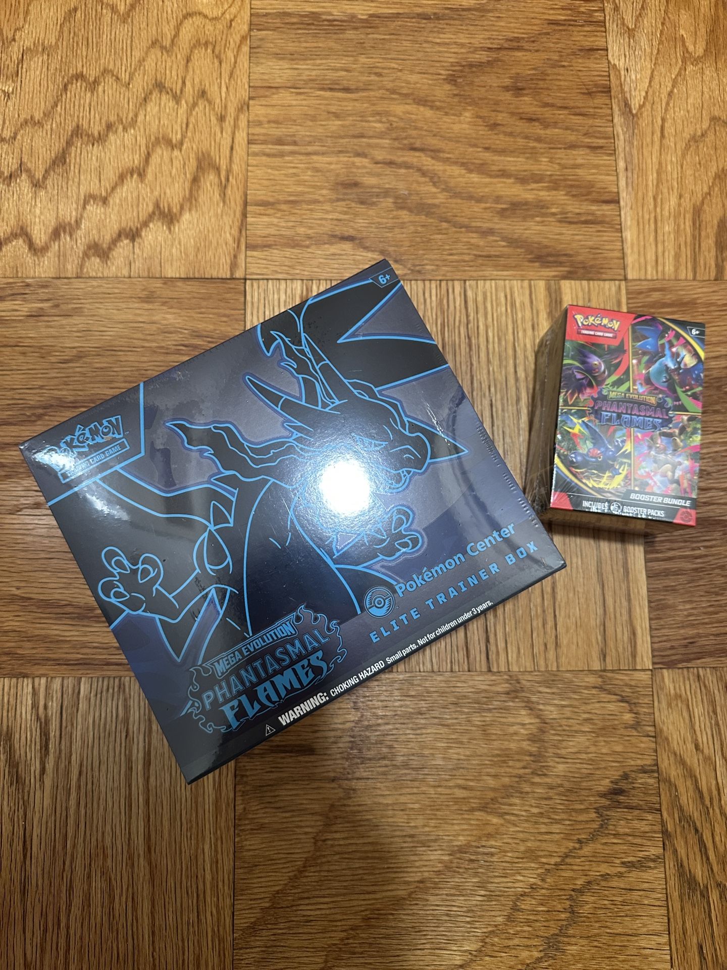 Pokémon TCG: Mega Evolution Phantasmal Flames Pokémon Center Elite Trainer Box And Booster Bundle Pokemon 