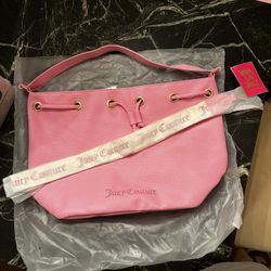 Juicy Couture Pink Leather Tote Bag - BRAND NEW