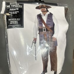 Adult Size Pirate Costume Xxl