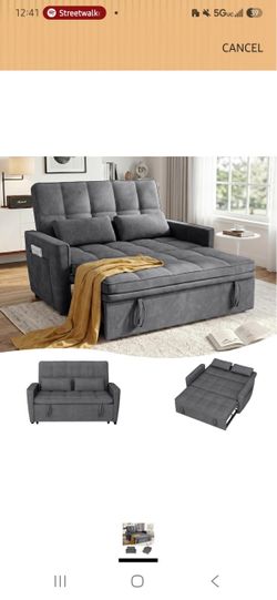 Pull-Out Sleeper Sofa Loveseat
