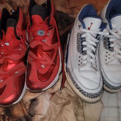 Micheal Jordan,  Lebron James Shoes