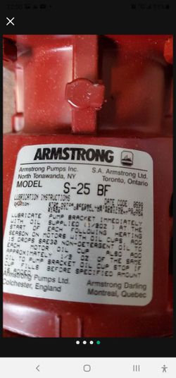 Armstrong Circulator Pump