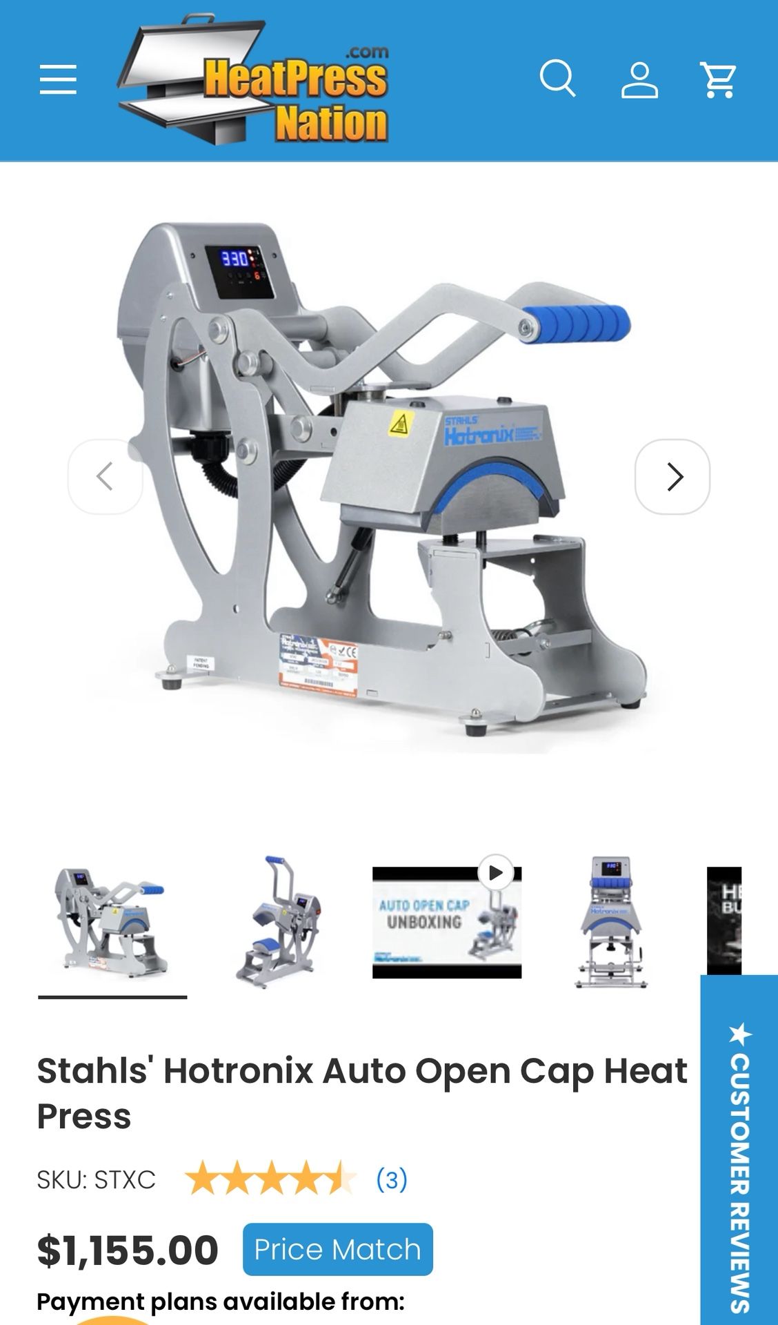 Hat Press Machine