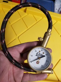 Classic Cadillac tire pressure gauge