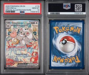 PSA 10 Cinccino ex #119 SIR – Chaos Rising – Pokemon TCG Card