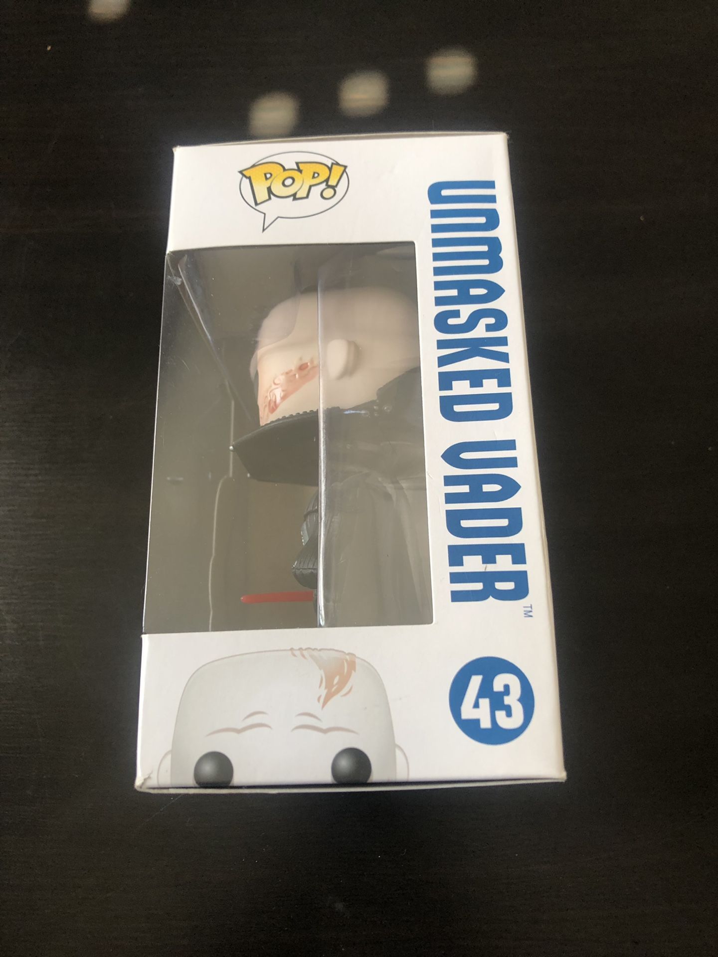 Funko Pop Star Wars Unmasked Vader
