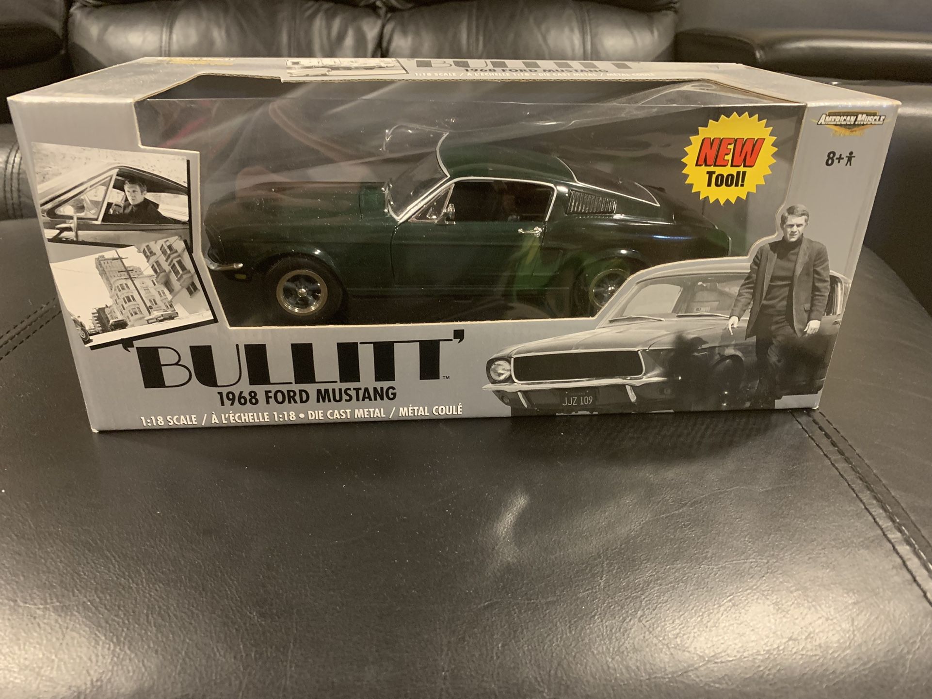 Bullitt Mustang Diecast 1/18 Scale