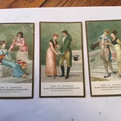 AUTHENTIC CIRCA 1800s ANTIQUE VICTORIAN ADVERTISING TRADE CARDS