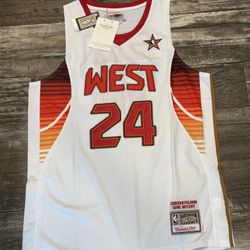 Kobe Bryant (sizes Below) West 2009-10 All Star Jersey Throwback Classic Los Angeles Lakers 