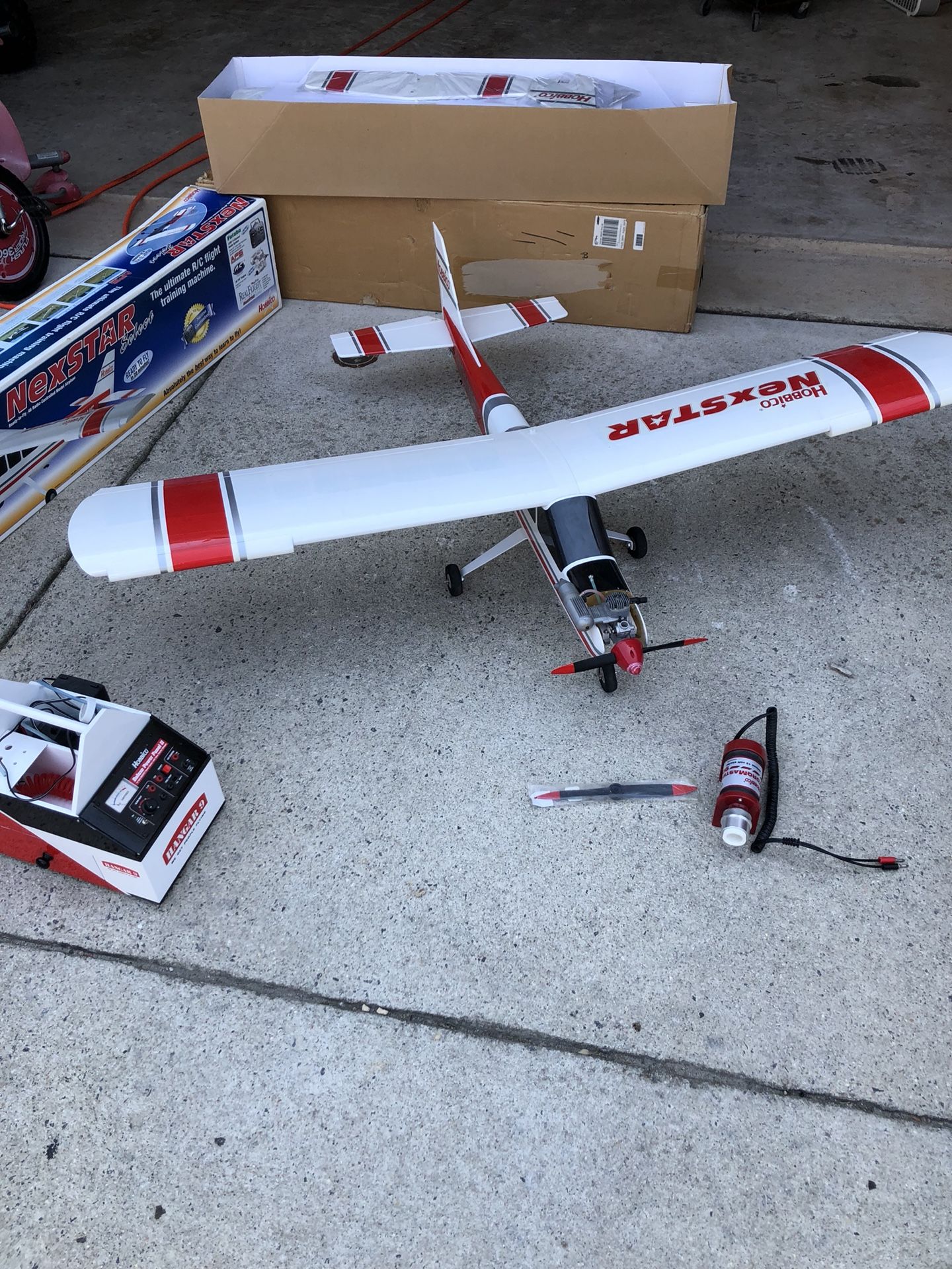 Two Hobbico Nexstar RTF Radio Controlled Airplanes