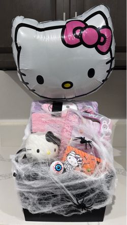 New Hello Kitty Spooky Halloween Basket