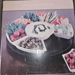 8 PC Lazy Susan Serving Set