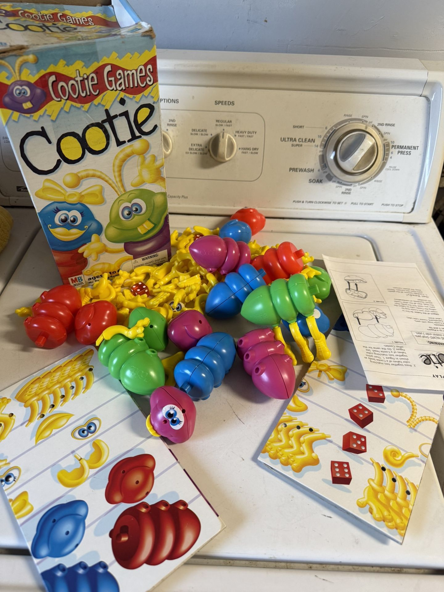 Cootie Game Pieces