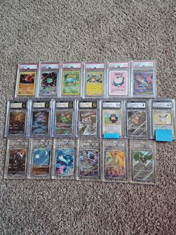 Mixed pokemon slab lot