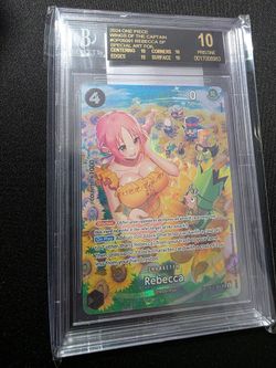 Bandai One Piece Rebecca SP OP05-091 Wings of the Captain BGS 10 Black Label