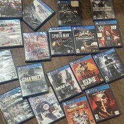 PS4 Games  150$ For All No Deals