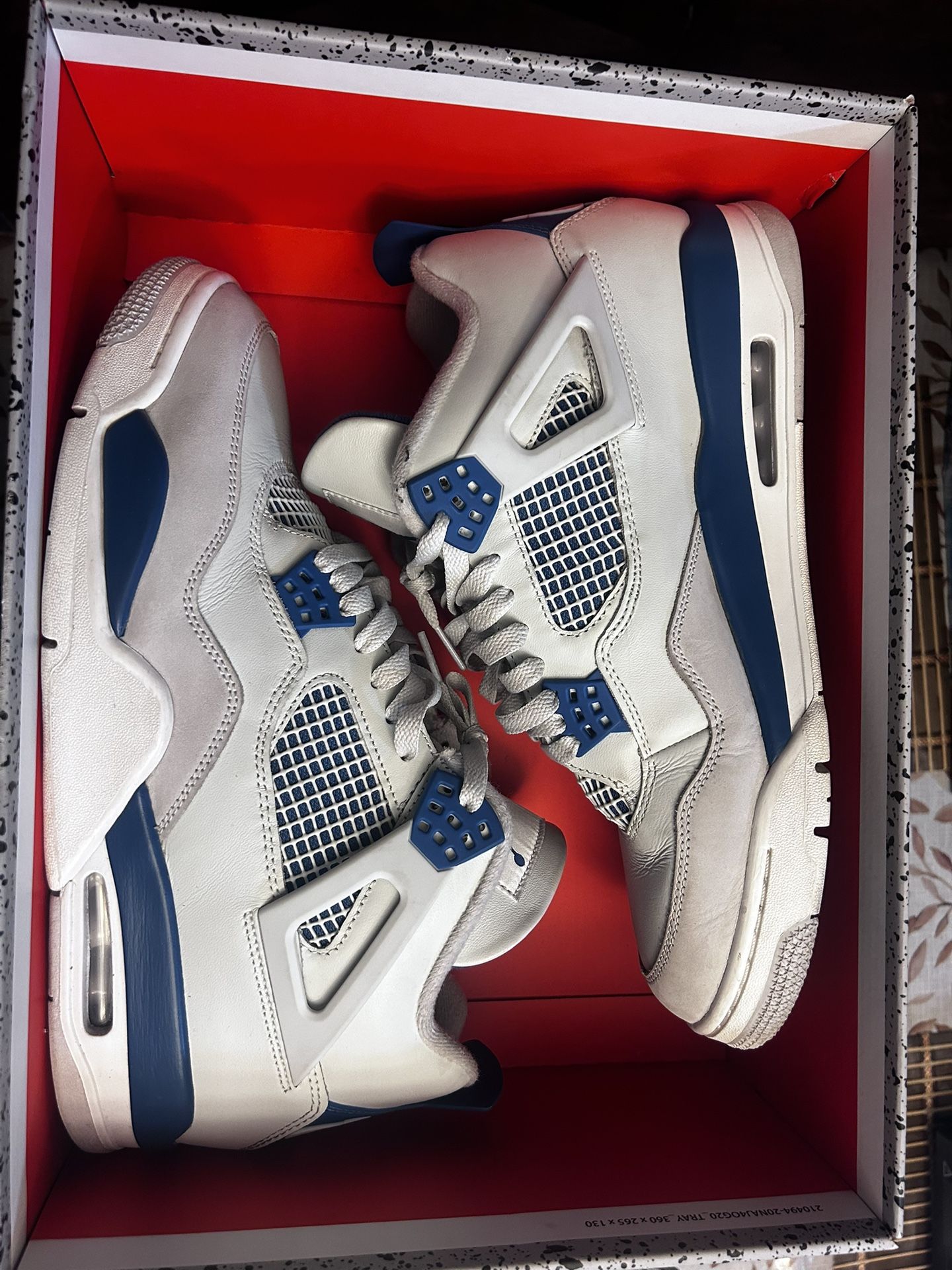 Jordan 4 Military Blues Size 12