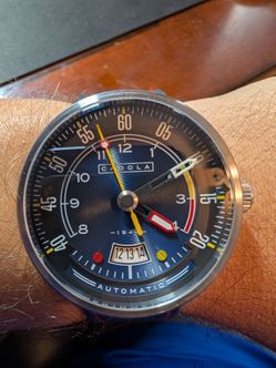 Cadola Automatic Racing Watch – Sapphire Crystal – Amazing Lume – Unique Motorsport Style