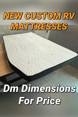 NEW CUSTOM RV MATTRESSES