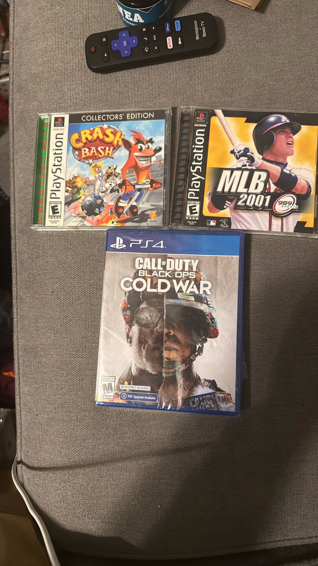 Lot Of 2 PlayStation Games Used And And 1 PS4 Game new