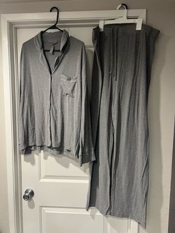Skims Ribbed Pajama Set, Used Size XL