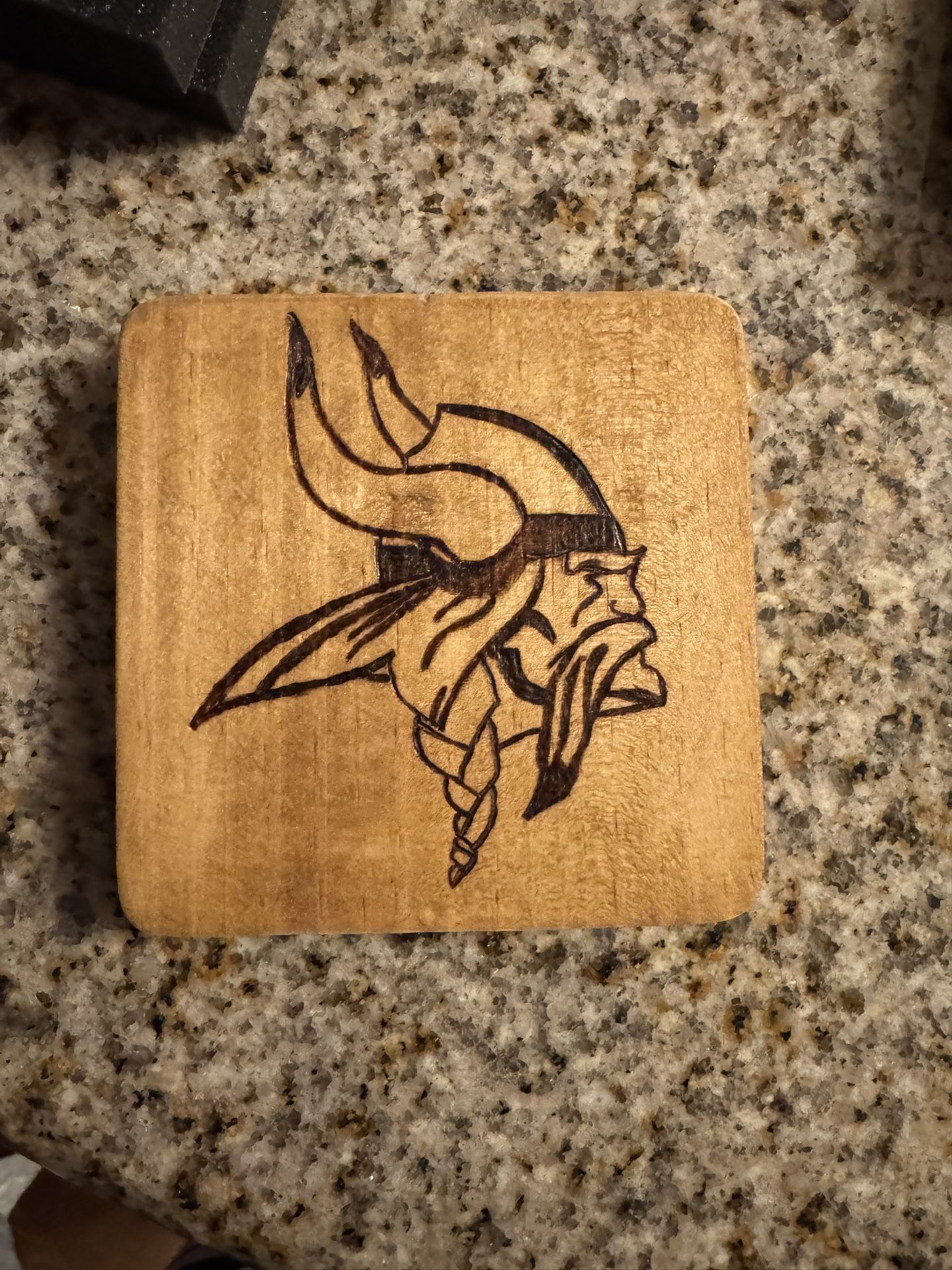 Wood burned Coasters