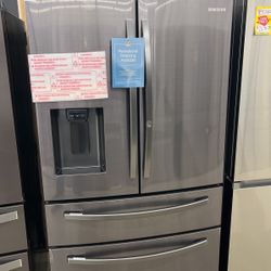 Samsung French Door Refrigerator In Black Stainless Steel 