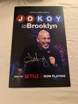 Jo Koy signed poster