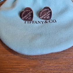 Tiffany & Co. Heart Shaped Earrings USED LOCATED IN CHULA VISTA 91911