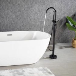 NEW Floor Mount Freestanding Tub Faucet 