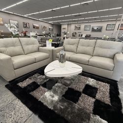 2 PC SOFA AND LOVESEAT 