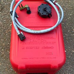Scepter Neptune EPA 6 Gallon Gas Tank w primer fuel line