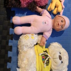 M&M Bear Stuffed Animal Toy