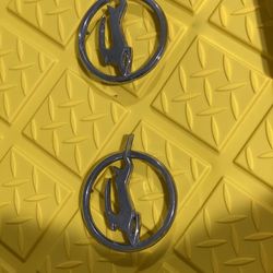 Chevrolet Impala Emblems Real metal not cheap plastic   Set of 2 oem Located in sun valley ca 91352